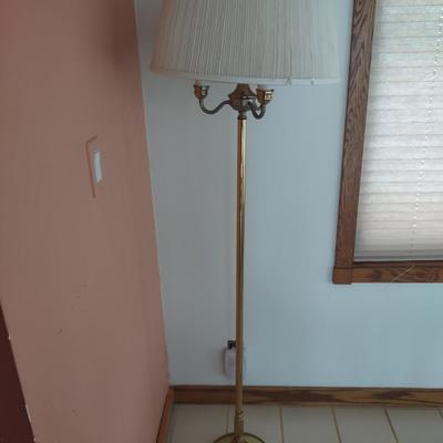 LOT 176: Brass Standing Lamp