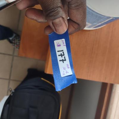 LOT 177: Modern Standing Lamp and Round Glass Top End Table