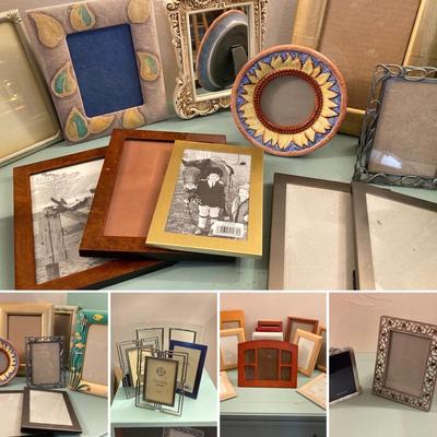 LOT 205B: Large Collection of Smaller Sized Picture Frames
