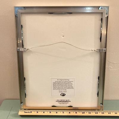 LOT 209B: An Original Etching Work of Art Signed by Artist Martha Forsythe and Titled "Mystic"