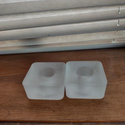 LOT 238: Assorted Candles and Candle Holders