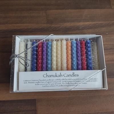 LOT 238: Assorted Candles and Candle Holders