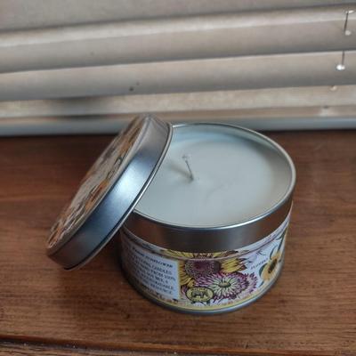 LOT 238: Assorted Candles and Candle Holders