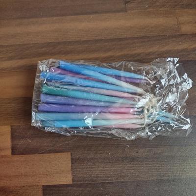 LOT 238: Assorted Candles and Candle Holders