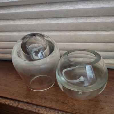 LOT 238: Assorted Candles and Candle Holders