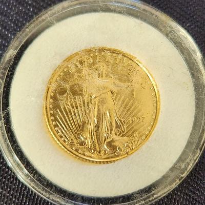 1997 U.S. Mint $5 Dollar Gold Coin 1/10 oz. Fine Gold
