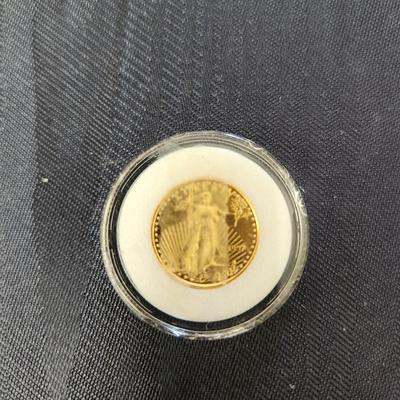 1997 U.S. Mint $5 Dollar Gold Coin 1/10 oz. Fine Gold