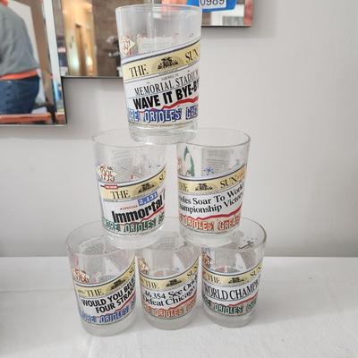 The Baltimore Sun Baltimore Orioles Glasses