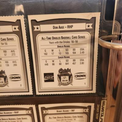 Complete Set Crown Gas Stations All Time Orioles Baseball Card Series 1 to 501