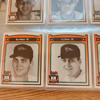 Complete Set Crown Gas Stations All Time Orioles Baseball Card Series 1 to 501