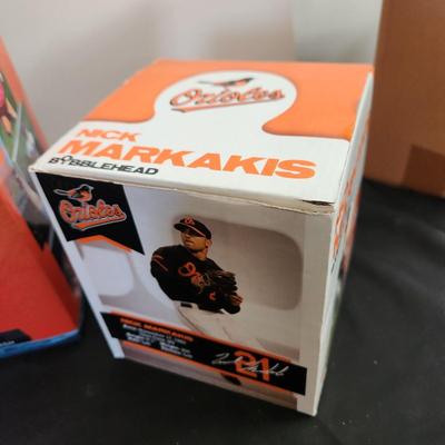 Baltimore Orioles Bobbleheads Adams Jones, Chuck Thompson, Mr Splash, Markakis