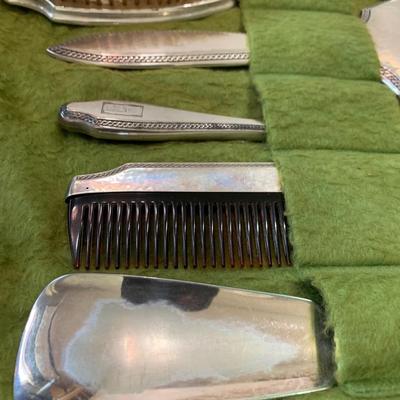 Vintage Sterling Vanity Set