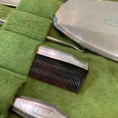 Vintage Sterling Vanity Set