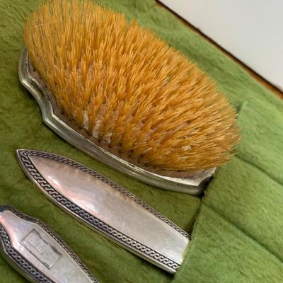 Vintage Sterling Vanity Set