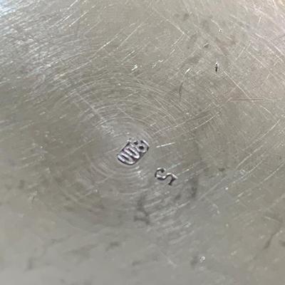Two Detail Engraved 800 Sterling Cups (125 grams)
