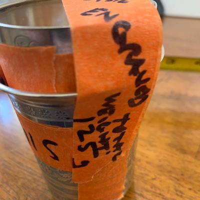 Two Detail Engraved 800 Sterling Cups (125 grams)
