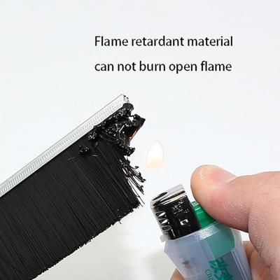 25-Pack Replacement Door Sweep Brush Inserts -