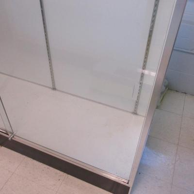 60" x 20" x 54" Glass Display Case Without Shelves