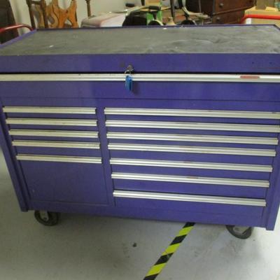MATCO Rolling Tool Chest Approx 24 1/2" x 57" x 42 1/2" With Key