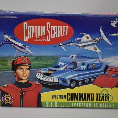 VIVID 1993 90s CAPTAIN SCARLET SPECTRUM COMMAND TEAM BOXED GERRY ANDERSON