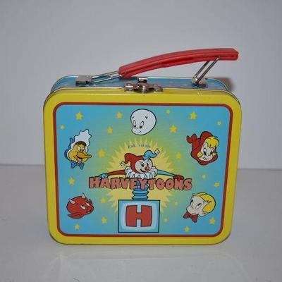 Collectible Vintage 1999 Harvey Toons Mini Tin Lunch Box - Harvey Comics 