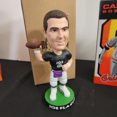 Baltimore Ravens Orioles Bobbleheads Flaco Ripken Thompson