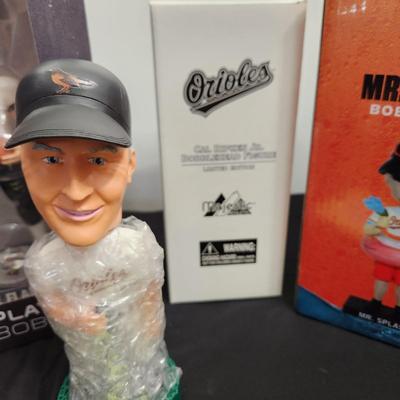 Baltimore Ravens Orioles Bobbleheads Flaco Ripken Mr. Splash