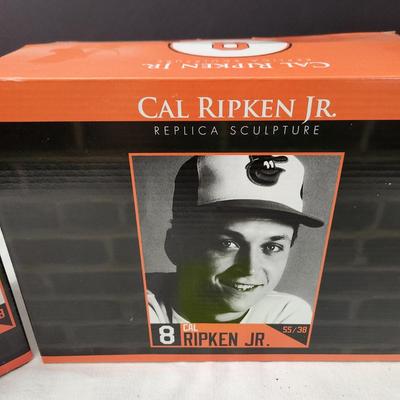 2012 Baltimore Orioles SGA Statues Brooks Robinson Cal Ripken Frank Robinson