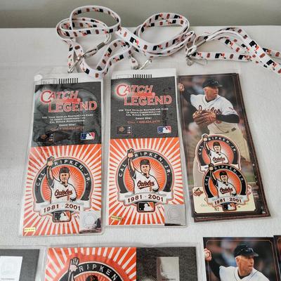 Cal Ripken 1981 2001 Logo Patches & Last games Tickets