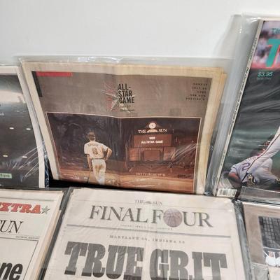 Large collection of Newspapers Magazines Covering the Colts Cal Ripken + other Baltimore Events
