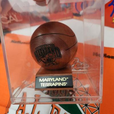 Large Maryland Sports Collectable Lot Ripken Wheaties, Vintage Oriole Bird Coke Bottles , Orioles & Terps Wood balls , Ripken...