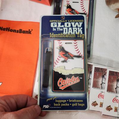 Large Maryland Sports Collectable Lot Ripken Wheaties, Vintage Oriole Bird Coke Bottles , Orioles & Terps Wood balls , Ripken...