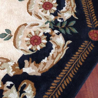 Custom made hand tufted Octagon 14.7 x 14.7 area rug