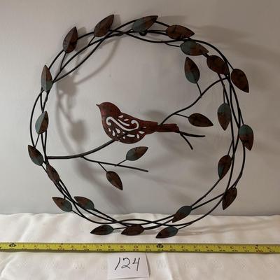 Metal Bird Decor