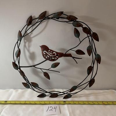 Metal Bird Decor