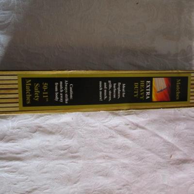 47 Extra heavy duty long matches, 11" long