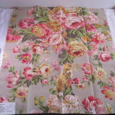 4 Upholstery fabric samples