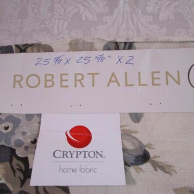 4 Upholstery fabric samples