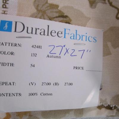 5 Upholstery fabric samples