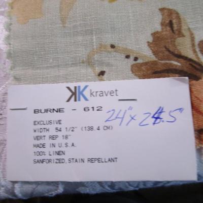 5 Upholstery fabric samples
