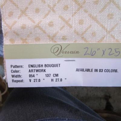 5 Upholstery fabric samples