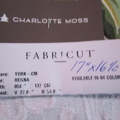 5 Upholstery fabric samples