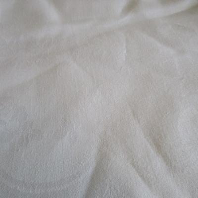 White on white pattern tablecloth