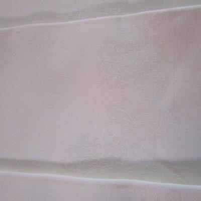 6 off-white cloth napkins (white-on-white pattern)