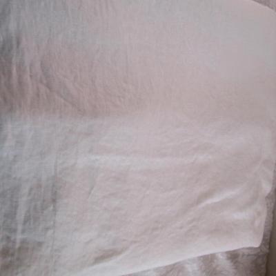69" x 123" oval white-on -white floral design tablecloth