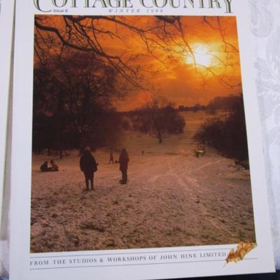5 David Winter Cottage magazines for Collectors' Guild