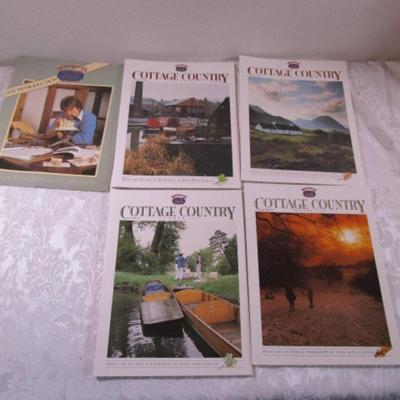 5 David Winter Cottage magazines for Collectors' Guild
