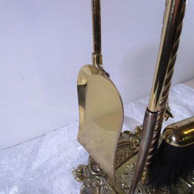 Vintage Fireplace toolset & stand
