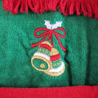 New 5 Christmas fingertip towels