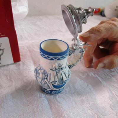 New in box Hallmark beer stein Christmas ornament